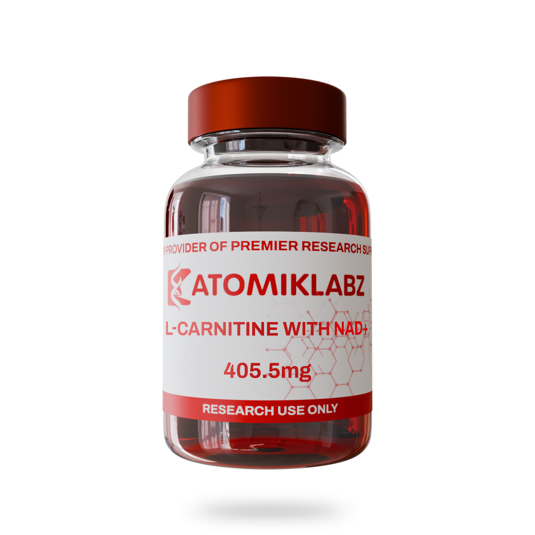 LIQUID – L-Carnitine/NAD+ Amino Blend (10mg/50mg/50mg/250mg/500mcg/25mg/20mg per ml) (20ml)