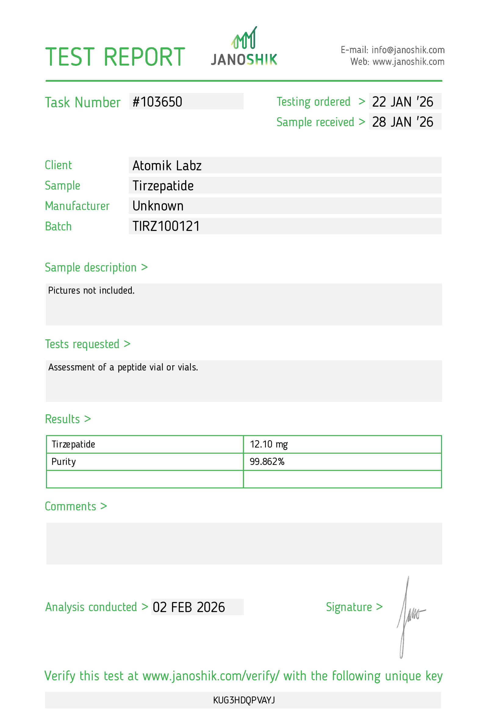 BULK PACK Peptide 2 (T) – 10MG (10 VIALS)