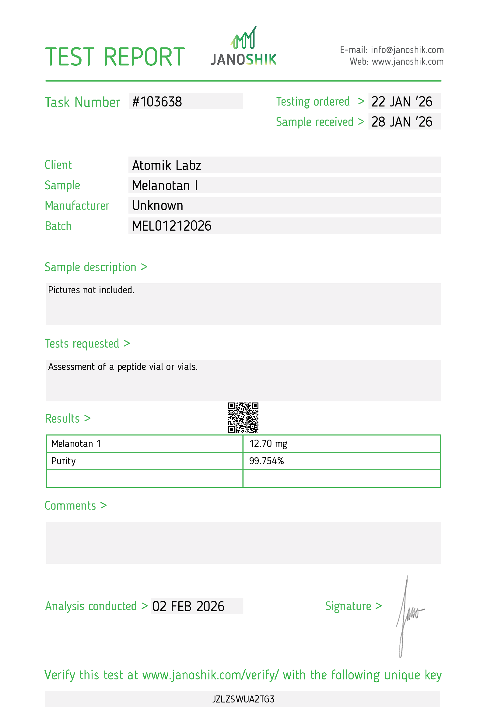 BULK PACK Melanotan I – 10mg (10 VIALS) BULK PACK Melanotan I – 10mg (10 VIALS)