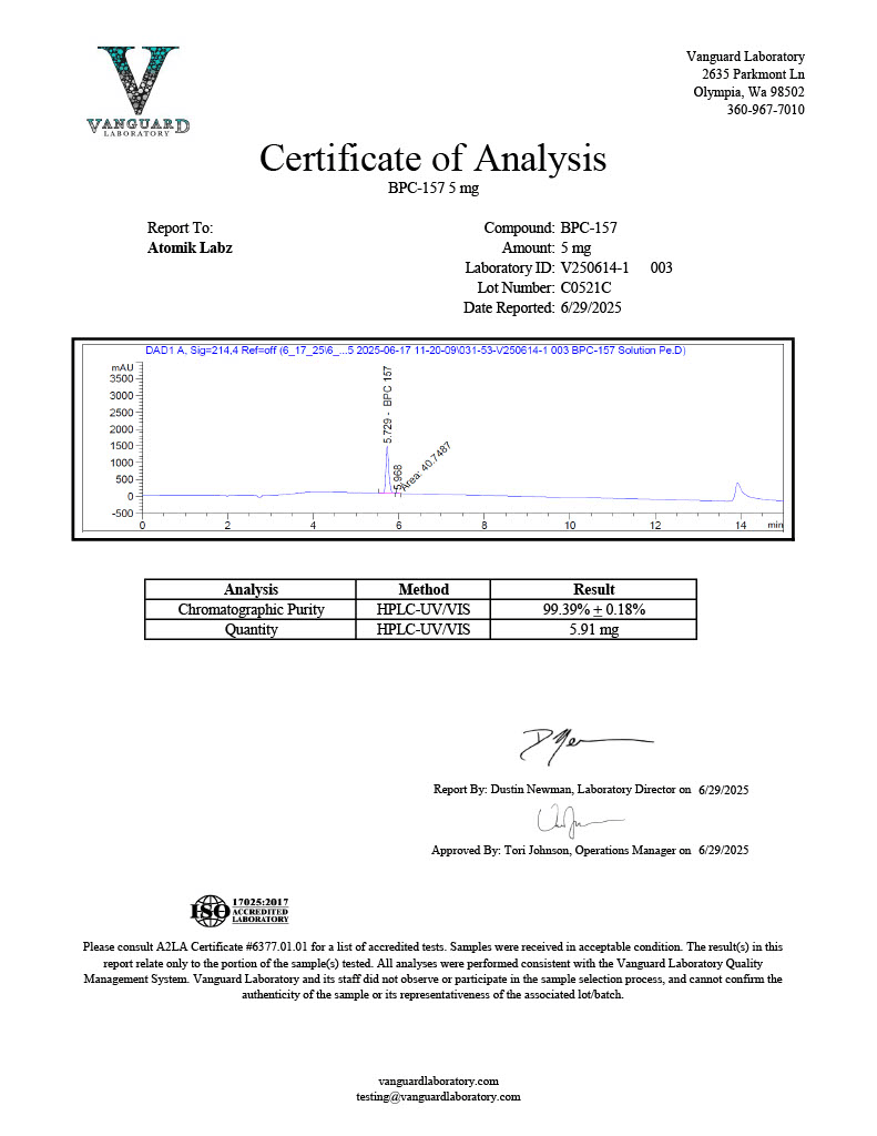 BPC-157 – 5mg BPC-157 – 5mg