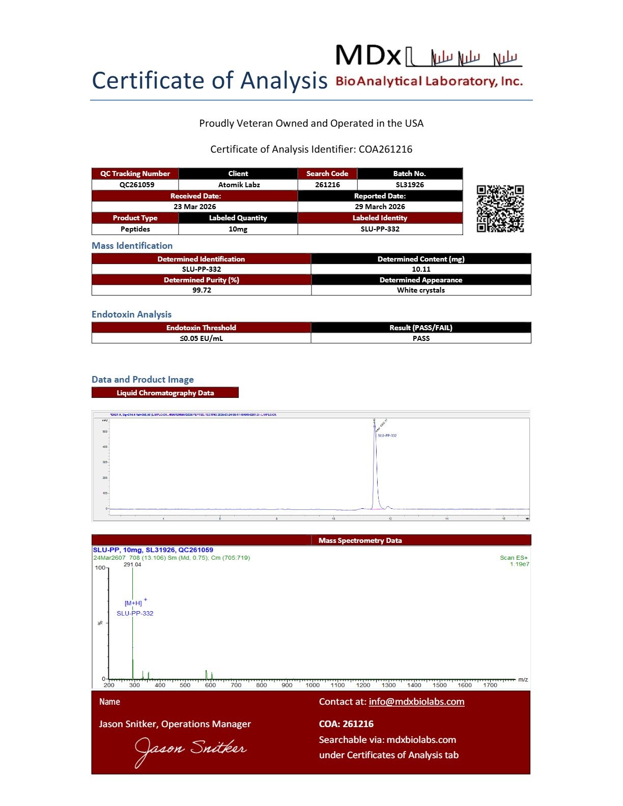 SLU-PP-332 – 10mg (Lyophilized)