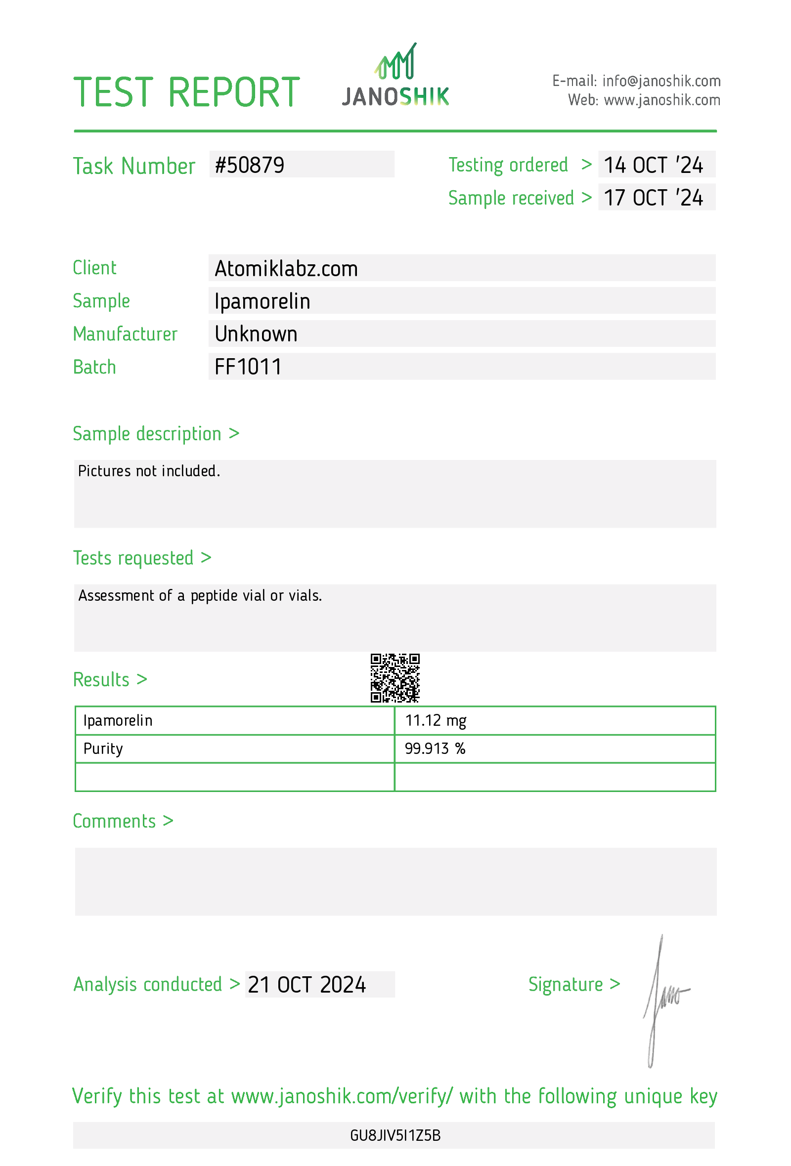 Ipamorelin – 10mg Ipamorelin – 10mg