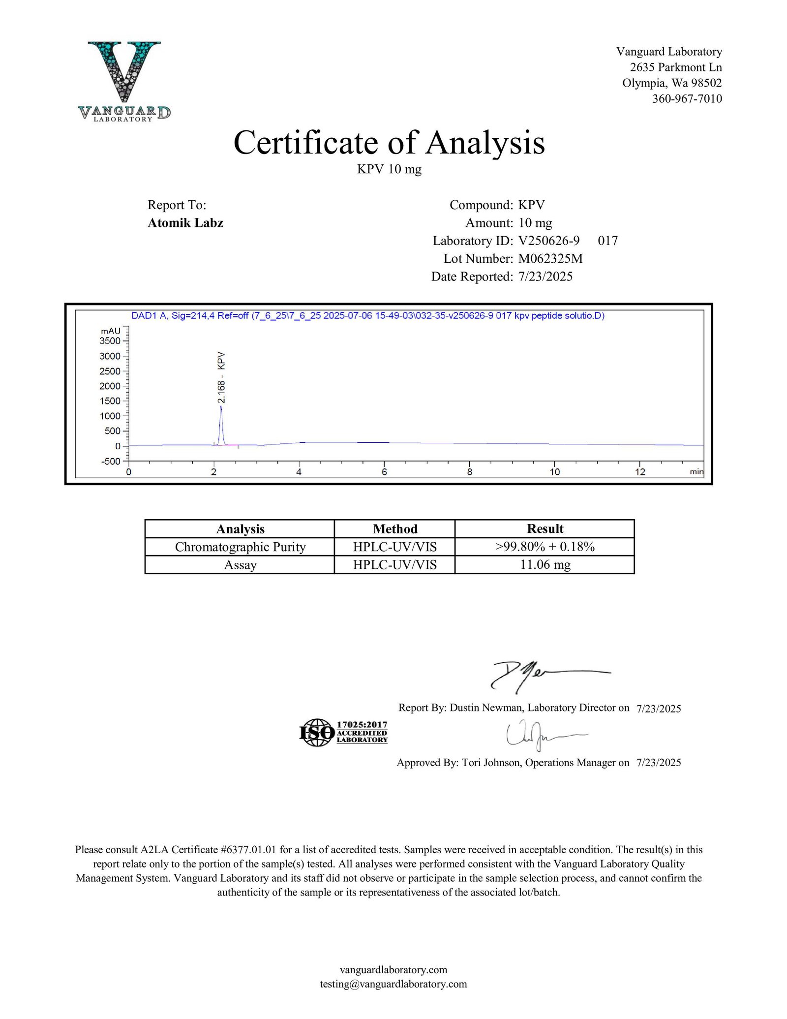 KPV – 10mg KPV – 10mg